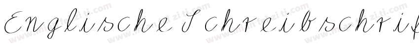 Englische Schreibschrift BQ字体转换